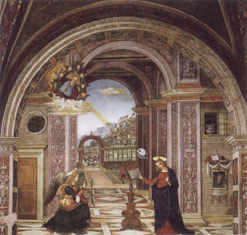 Bernardino Pinturicchio Annuciation